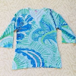 Before+Again Banded Bell Sleeve Tunic, Size M